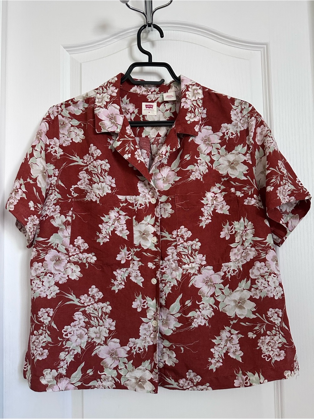 Levi's Red Floral Button-Down Shirt